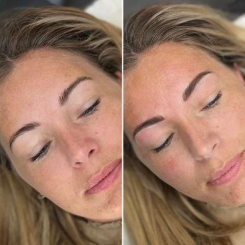 Permanente bryn udført i skønhedssalon i Gudbjerg på Fyn